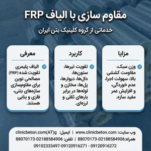 چسب یا رزین مناسب برای الیاف FRP کربن (CFRP) در تقویت بتن