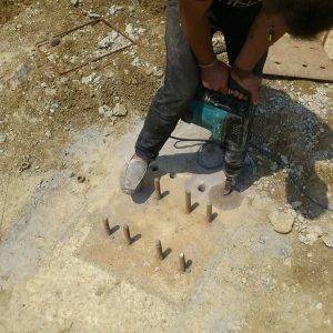 کاشت میلگرد ( کاشت آرماتور )