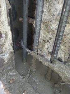 مشاوره و اجرای کرگیری, کاشت میلگردو بولت در بتن