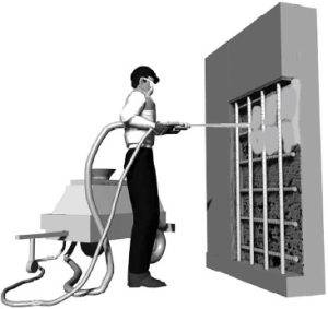اجرای شاتکریت تر و خشک